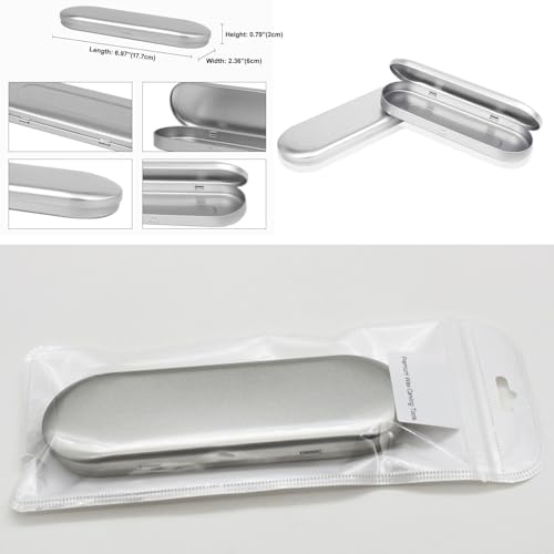 KUVIS Wax Carving Tools with 5ml Silicone Container and Tin Box (Rainbow) - color: Rainbow