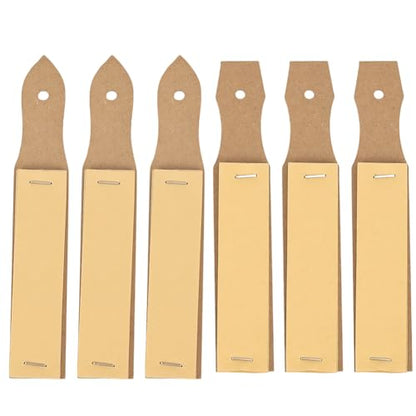 GORGECRAFT 6Pcs 2 Styles Sketch Sandpaper Pointed Flat Pencil Sharpener Sandpaper 10x2.5cm Artist Sanding Blocks Pastel Sticks Sharpener Board Professional Drawing Tool for Adults Sketching Hobbyist - style: Pointed& Flat-12 Sheets Paper