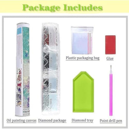Gothic Diamond Art Kits for Adults,Rose Book Diamond Painting Kits 14X14In | 5D Diamond Art Paintings for Beginners,Round Full Drill Diamond Dot Tools Kit,Extra Diamonds,Stress Relief Craft,DIY Gift - color: diamond art-260108-1
