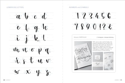 A Beginner's Guide to Modern Calligraphy & Brush Pen Lettering: Learn to Create Beautiful Hand Lettering for Invitations, Cards, Journals and More! (400 Step-by-Step Examples)