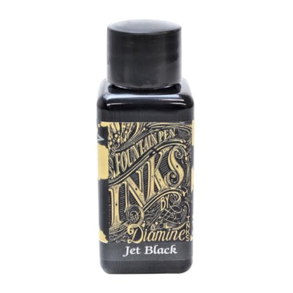 Diamine Fountain Pen Bottled Ink, 30ml - Jet Black