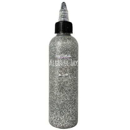 Premium Alcohol Ink by Ezgi Sertcetin (Glitter Silver) - color: Glitter Silver