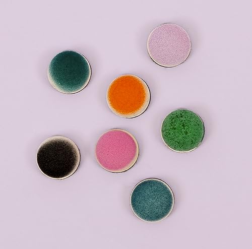 Craftelier - Replacement Round Foam Pads of 20 mm Diameter for Applying and Mixing Inks for Scrapbooking and Other Craft Projects | Compatible with Mini Ink Blending Tool - size: Mini Replacement Foam Refills of 20 mm