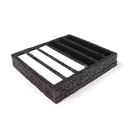 HA SHI Soft Chalk Pastels for Adult Artists, 3 Black + 3 White Sticks - color: Black & White (6 Sticks)