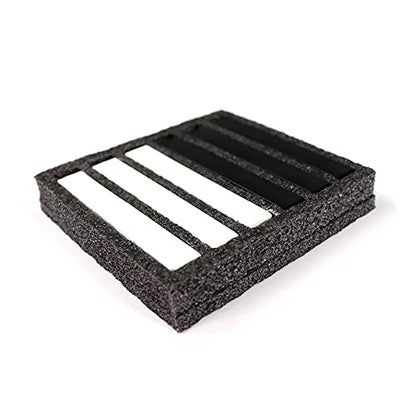 HA SHI Soft Chalk Pastels for Adult Artists, 3 Black + 3 White Sticks - color: Black & White (6 Sticks)