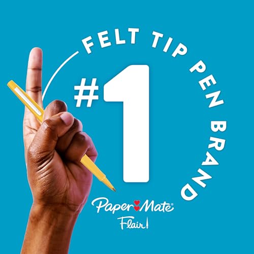 Paper Mate Flair Felt Tip Pens Ultimate Pack, Features 5 Different Types of Pens, 60 Count - Creative Fun, Classroom Essentials, Teacher Supplies, Arts & Crafts - style: 60 Count Flair Ultimate Pack