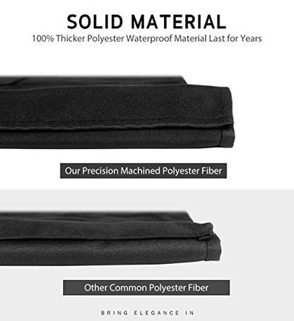 Syntus Apron for Men Women, Adjustable Cooking Kitchen Apron with 2 Pockets | Machine Washable, Firm Stitching, Stain Resistance, Long Tie Straps, 2 Pockets, Versatility, Unisex Use, Gift, BBQ - color: Basic Black, style: 2 Polyester Blend