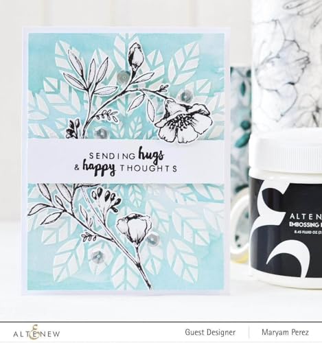 Altenew White Embossing Paste for Cards, Scrapbooking, Journaling, Palette Knife Set of 4 for Crafts and Mixed Media Projects