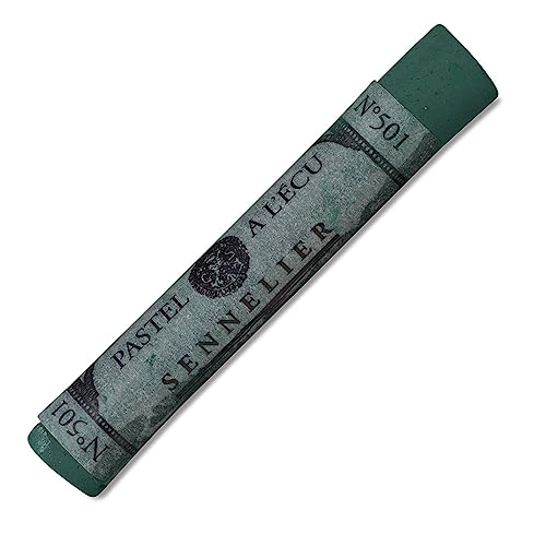 SENNELIER Extra-Soft French Pastel for Professional Artists, Blue Grey Green 501 - color: Blue Grey Green 501
