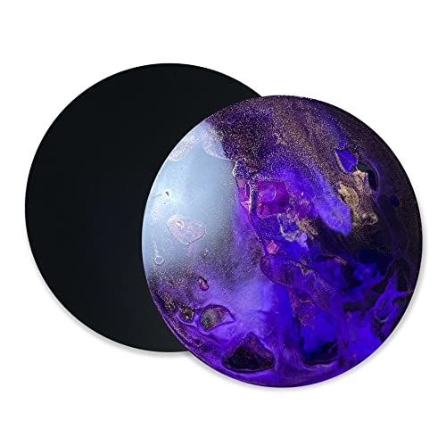 Et Cetera Papers EVO Synthetic Circles 10” – Tear Resistant Matte Black Recyclable Paper for Alcohol Ink – Reusable Flexible - Forgiving - Many Inks Wipe Off Clean for Easy Reuse - 10 Sheets - color: Black, size: 10 Inch Circle