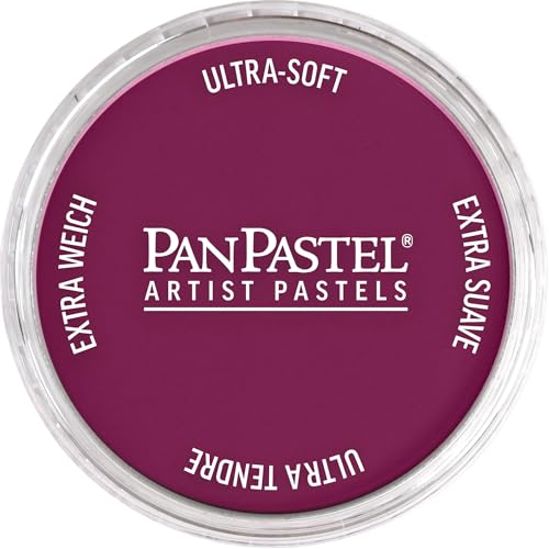 PanPastel Artist Pastels by GOLDEN, Magenta Shade, 2.44” / 62mm Pan Diameter, Professional Artist Pastels, Unique Pan Format (cake-like) - color: Magenta Shade, size: 1 Count (Pack of 1)