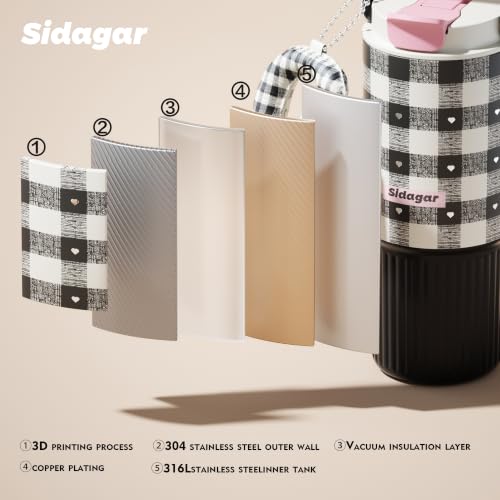 26 oz Insulated Stainless Steel Tumbler with Straw & Handle Black - color: Black