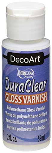 DecoArt DS19-3 Americana DuraClear Varnishes, 2-Ounce, Gloss - color: Blue Gloss, size: 2 fluid ounces