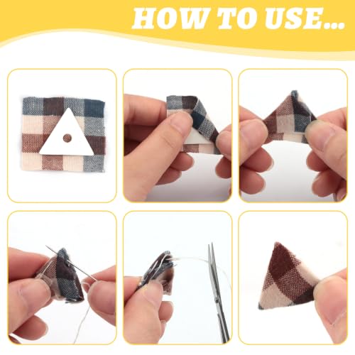 1000 PCS 1" Equilateral Triangle Paper Piecing Templates, Quilting Templates Accessories for DIY Patchwork Crafts and Sewing Supplies﻿ - size: 1 Inch-1000pcs Equilateral Triangle