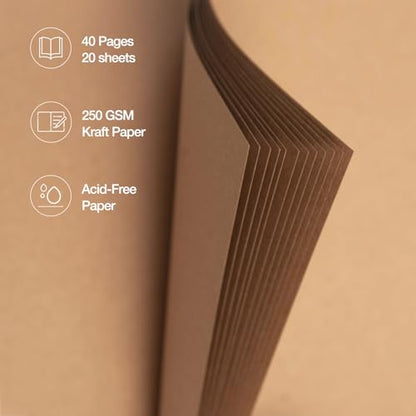 potricher 10 x 10 Inch DIY Scrapbook Photo Album 40 Pages, Yellow - color: Yellow, size: 10 Inch 40 Pages
