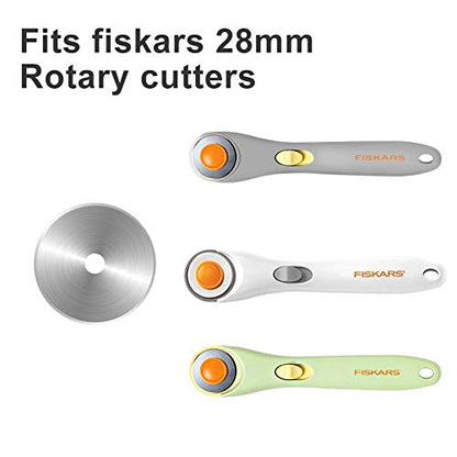 Rotary Cutter Blades 28mm by KISSWILL - Fits Fiskars 28mm Rotary Cutter Replacement, Sharp and Durable (28MM) - color: 28MM Blades