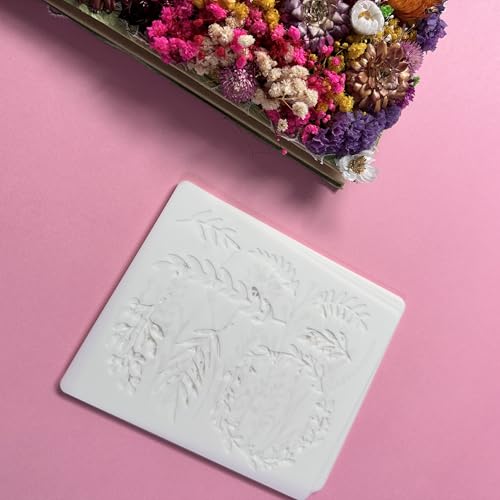 Wildflower Painting Stencils, Reusable Craft Stencils for Walls, Furniture, Wood Floors, DIY Art, Variety of Styles, 5.9 x 4.7 Inch, 12 Pack - color: 12 Wildflower