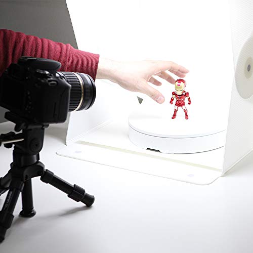 Foldio2 Plus + 360 Studio Set (15inch Photo lightbox Studio with 360 Photography Turntable Set / 15" Photo Light Box / 10" Bluetooth 360 Turntable Included) - size: Foldio2 Plus + 360 Studio Set