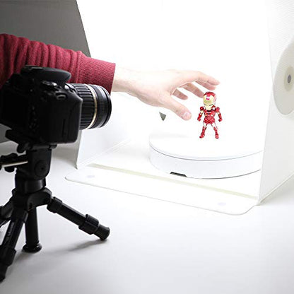 Foldio2 Plus + 360 Studio Set (15inch Photo lightbox Studio with 360 Photography Turntable Set / 15" Photo Light Box / 10" Bluetooth 360 Turntable Included) - size: Foldio2 Plus + 360 Studio Set