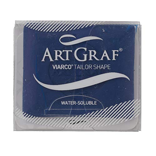 Art Graf Water-Soluble Tailors Chalk Square Disc, Blue - color: Blue