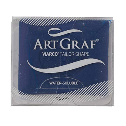 Art Graf Water-Soluble Tailors Chalk Square Disc, Blue - color: Blue