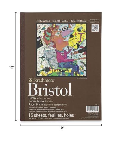 Strathmore 400 Series 2ply Vellum Bristol - 9x12