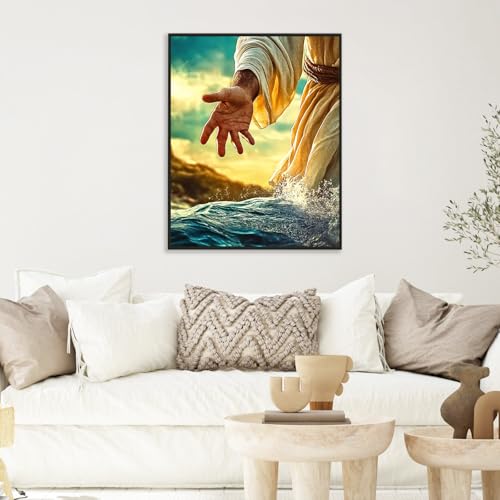 Camocin Paint by Numbers Kit for Adults, Jesus Number Painting Canvas Kit - color: LBOPNFP8