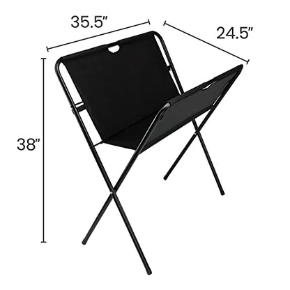 Creative Mark Folding Canvas Art Print Rack, Portable Display, Jumbo | Ideal for Artwork, Prints, Panels & Posters, Galleries, Studios & Storage. Lightweight Frame, Canvas Basin, Rubber Feet - size: Jumbo
