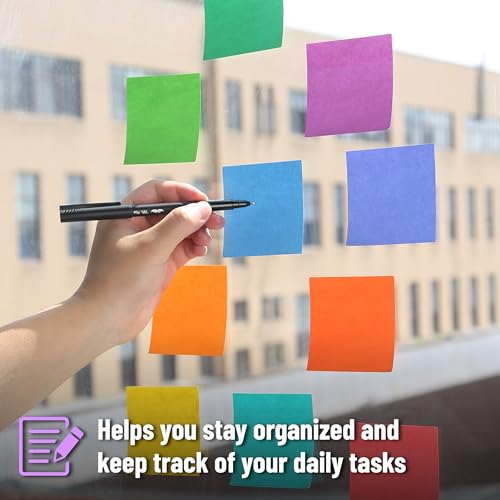 Mr. Pen- Sticky Notes, 3"x3", 15 Pads, 675 Sheets, Pastel Colors
