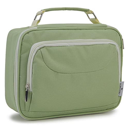 VX VONXURY Large Pencil Case, 54-Slot Colored Pen Pouch 2 Removable Sleeves - color: Light Green