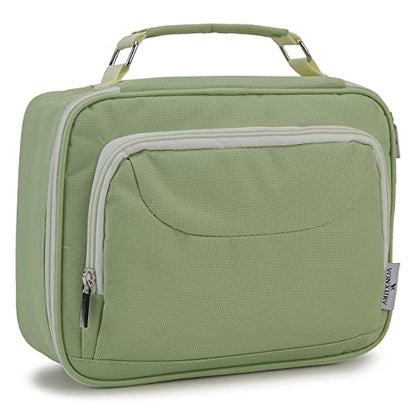 VX VONXURY Large Pencil Case, 54-Slot Colored Pen Pouch 2 Removable Sleeves - color: Light Green