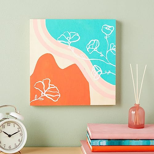 Bright Creations Art Supplies Wood Panels for Painting - 10x10 in, 0.83 in Cradle Depth, Unfinished, Pack of 6 - Cradle Boards for Painting & Craft Boards for Wall Art - size: Square 10x10in