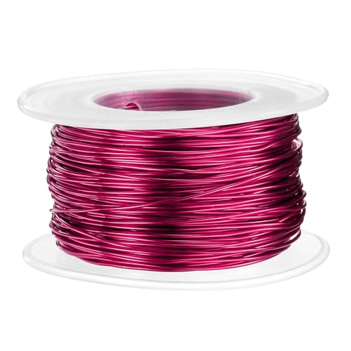 HARFINGTON 20 Gauge Aluminum Craft Wire 0.8mm 98.5ft Flexible Bendable Anodized Metal Jewelry Sculpting Wire for Jewelry Making Modelling Craft DIY, Caramel - color: Caramel, size: 30M x 0.8mm