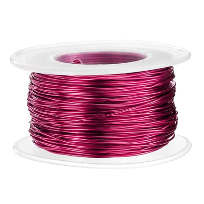 HARFINGTON 20 Gauge Aluminum Craft Wire 0.8mm 98.5ft Flexible Bendable Anodized Metal Jewelry Sculpting Wire for Jewelry Making Modelling Craft DIY, Caramel - color: Caramel, size: 30M x 0.8mm