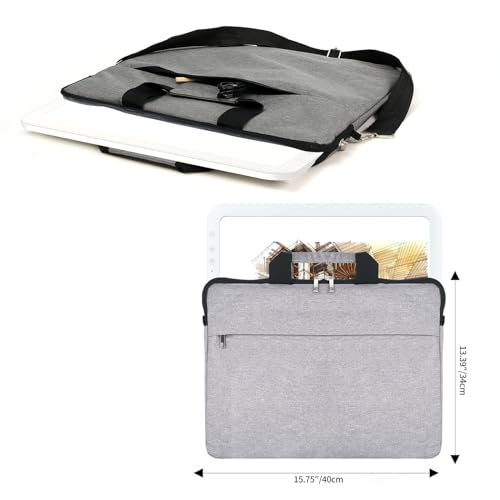 TOHETO A4 Rechargeable Led Super Bright Light Pad with Carry Bag for Weeding Vinyl, Portable Wireless 3500mAh Battery Light Board/Box for Tracing, Diamond Painting, Sketching & Drawing (White) - color: White, size: A4 with Bag