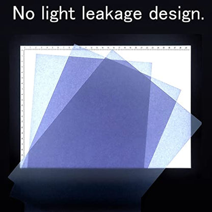Big Sale ! A4 LED Light Box for Tracing, 60 LEDs Light Pad with Scale Ultra-Thin Continuously Brightness Adjustment USB LED Copy Board for Tracing, Tattoo Drawing or X-ray Viewing. - style: A4