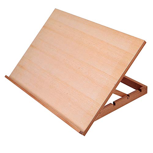 Large 5-Position Wood Drafting Table Easel Drawing &Sketching Board | 23 2/9 Inches by 16 1/2 Inches - style: 23 2/9 L * 16 1/2 W