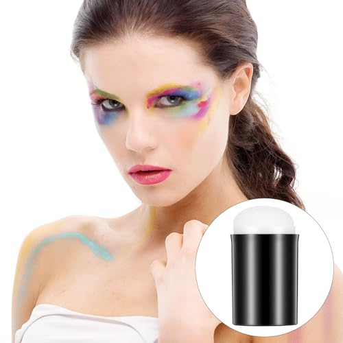 125 Pieces Finger Sponge Daubers Foam with Box Face Paint Sponges Painting Craft Set Finger Paint Drawing Chalk Fingers Painting