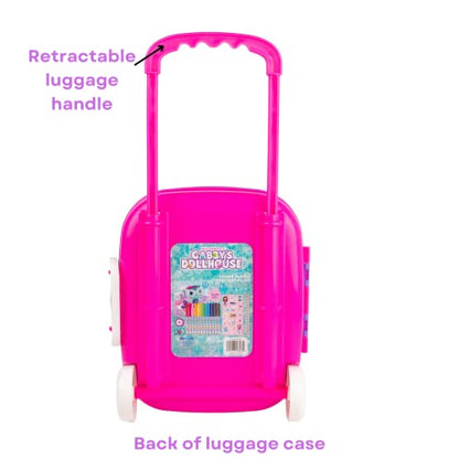 Innovative Designs Gabby’s Dollhouse Color and Roll Activity Set with Carrying Case, Stickers, & Art Supplies - style: GabbysDollhouse