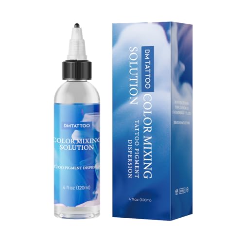 Color Mixing Solution, Premium Shading Solution Tattoo for Artists, Purest Hospital-Grade Water for Soothing Quality and Visible Smoothness