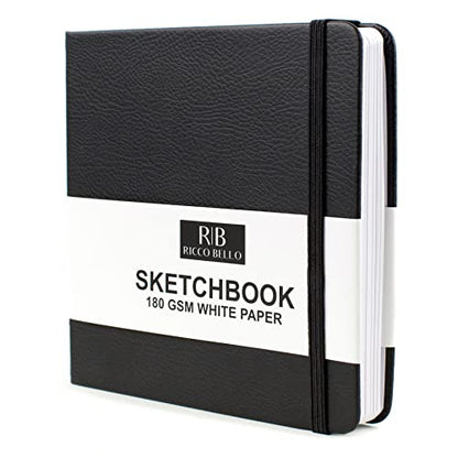 Ricco Bello 5.5" Sketchbook | 180 GSM Paper, For Drawing & Journaling