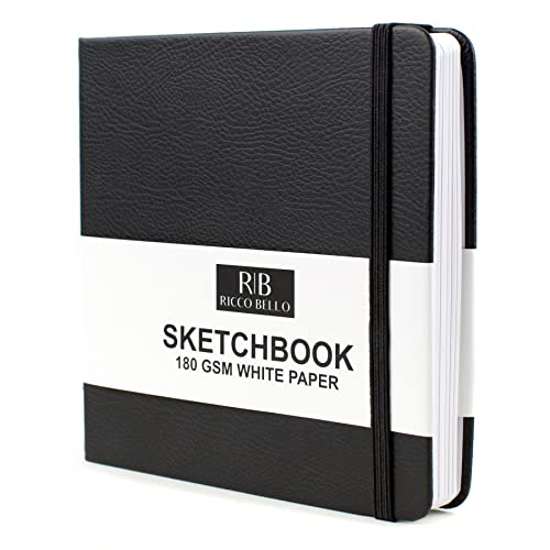 Ricco Bello 5.5" Sketchbook | 180 GSM Paper, For Drawing & Journaling
