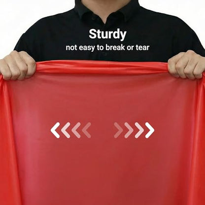 Auros 10-Pack Red Plastic Table Cloth, 84" Round Disposable Table Cover | Waterproof, Spill-Proof & Throw Away Table Cloth, Easy Cleanup for Party, Birthday, Wedding, Graduation, Picnic, Party Red - color: Party Red, size: 84" Round