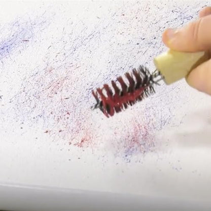 Creative Mark Spatter Wonder Speckle Brush - Easy-to-Use Speckle Galaxy Effect Brush, Mess-Free Design, Paint Pouring Tools - Ideal for Artists Using Acrylic and Oil Paint