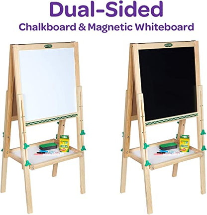 Crayola Kids Mini Wooden Art Easel & Supplies, Toddler Toys, Gift for Kids, Ages 3, 4, 5, 6 - style: Mini Easel