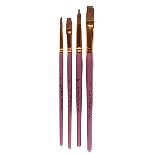 MONT MARTE Gallery Series Brush Set, Wood, Standard, L - size: Large
