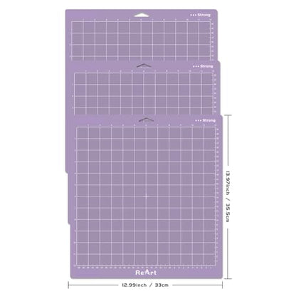 ReArt Strong Grip Cutting Mat 12x12 inch 3 Pack - color: Strong Grip 3P -2