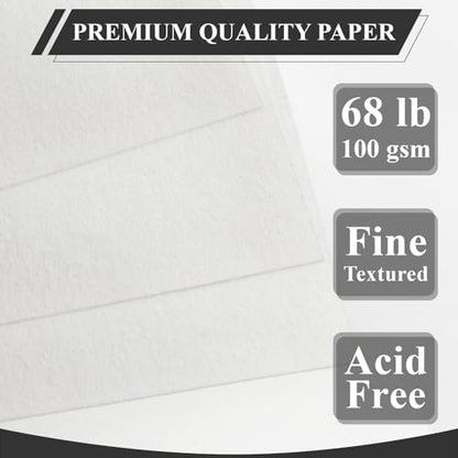 Yagol Sketch Book 9x12, 100 Sheets Spiral Bound Sketchbook, 68lb/100gsm Acid-Free Drawing Paper Pad for Sketching, Pencil, Charcoal & Dry Media, Art Sketch Pad for Students, Beginners & Artists.