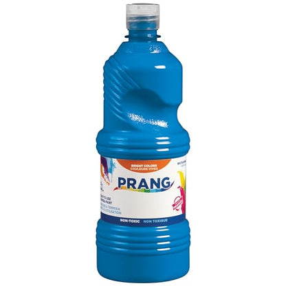 Prang Ready-to-Use Tempera Paint, 32-Ounce Bottle, Turquoise Blue (23219) - color: Turquoise