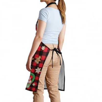 Giwawa Unisex Adult Apron Waterproof Stain Resistant Kitchen Cooking Apron with 2 Pockets for BBQ Grill Painting - color: Sweet Gingerbread